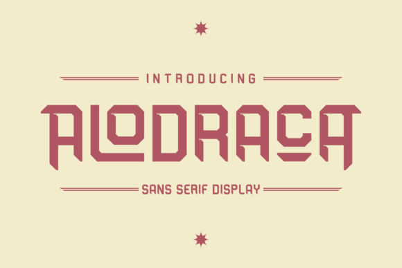 Alodraca: A Serif Typeface That Feels Like a Quiet Confidence
