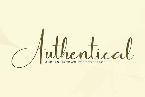 Authentical Script Font for Handmade Brands