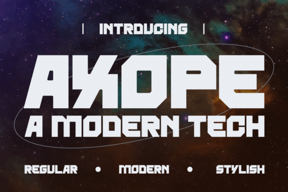 Axope: A Bold, Modern Display Font for Digital Branding