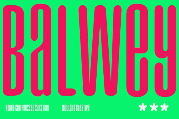 Balwey: A Modern Sans Serif Font for Digital Clarity