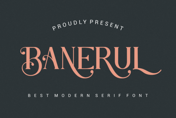 Banerul: A Bold Serif Display Font for Real Branding Work