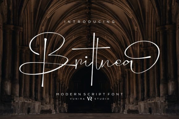 Brittnea: A Premium Script Font for Polished Branding