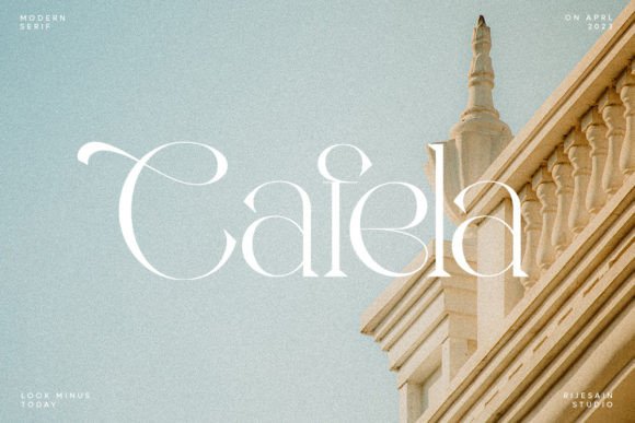 Cafela: A Refined Serif Font for Thoughtful Branding