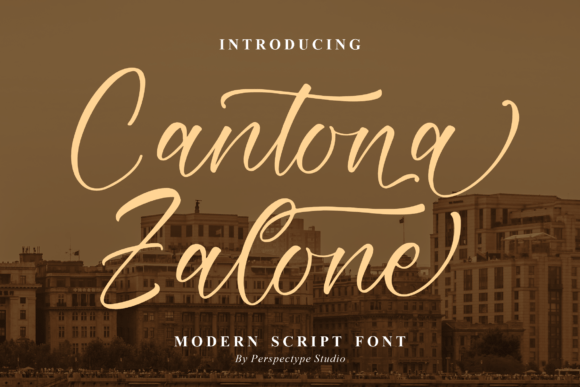 Cantona Zalone: A Modern Script Font That Elevates Digital Branding