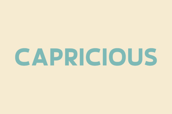 Capricious: A Modern Sans Serif Font That Elevates Digital Branding