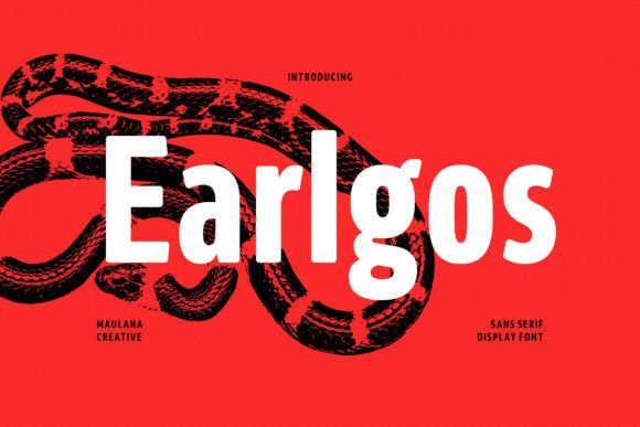 Earlgos: A Sharp, Narrow Sans Serif for High-Impact Campaign Headlines