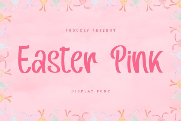 Easter Pink: A Modern Script Font for Elegant Digital Branding