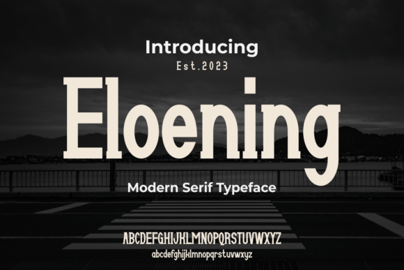 Eloening Serif Font for Handmade Brands & Printables