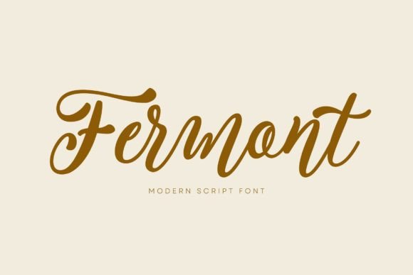 Fermont Script Font: A Classy, Confident Choice for Your Brand