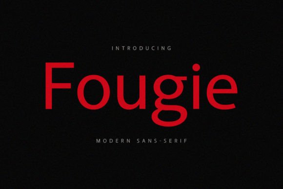 Fougie: A Classy Sans Serif for Modern Brand Identity
