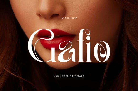Gafia: A Modern Serif Font for Digital Sophistication