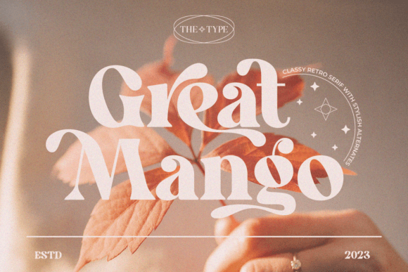Great Mango: A Serif Font That Elevates Real Small Business Branding