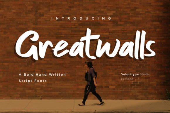 Greatwalls: A Bold Script Font That Commands Attention