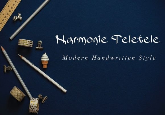 Harmonie Teletele: A Fun, Friendly Script Font That Makes Your Brand Shine
