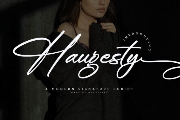 Haugesty: A Modern Handwritten Font for Digital Branding
