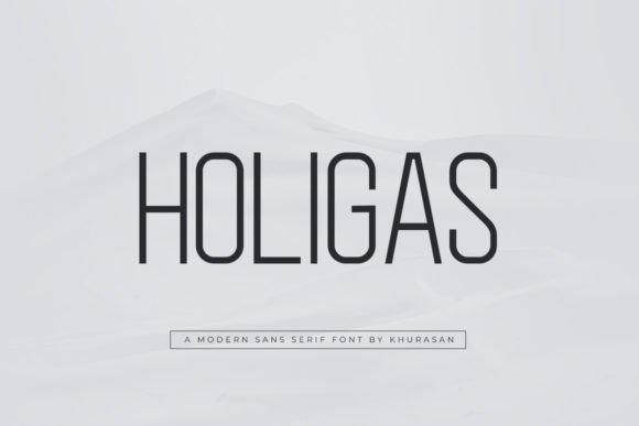Holigas: A Clean, Stylish Sans Serif Font for Handmade Creators