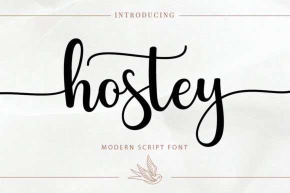 Hostey: A Modern Script Font That Elevates Campaign Visuals