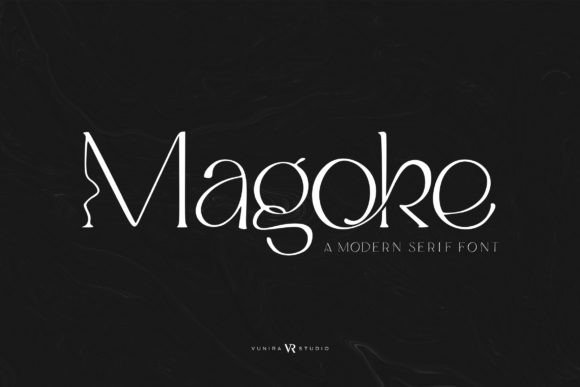 Magoke: A Modern Serif Font for Campaign Clarity