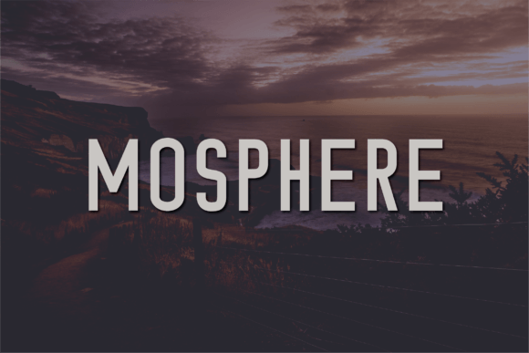 Mosphere: A Sans Serif Typeface That Breathes With Your Content