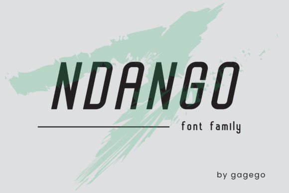 Ndango: A Bold Sans Serif Font for Campaign Headlines