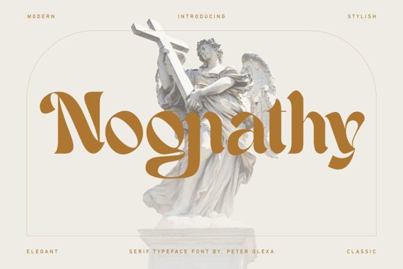 Nognathy: A Modern Serif Font for Distinctive Web Design
