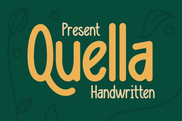 Quella: A Bold Modern Display Font for Editorial Design
