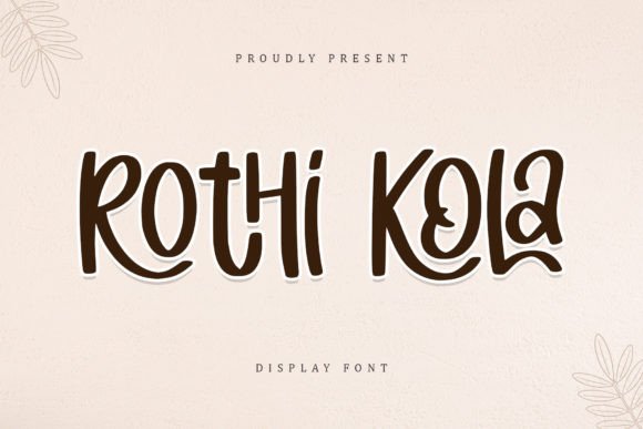 Rothi Kola: A Modern Script Font That Elevates Real Branding Work
