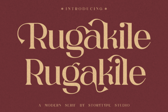 Rugakile: A Modern Serif Font That Earns Its Place on the Brand Board