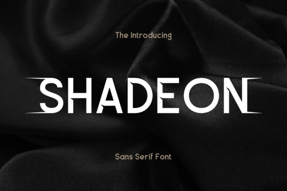 Shadeon: A Classy Sans Serif Font for Handmade Brands