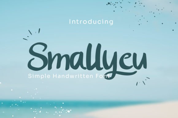 Smallyeu: A Minimalist Handwritten Font for Refined Brand Identity