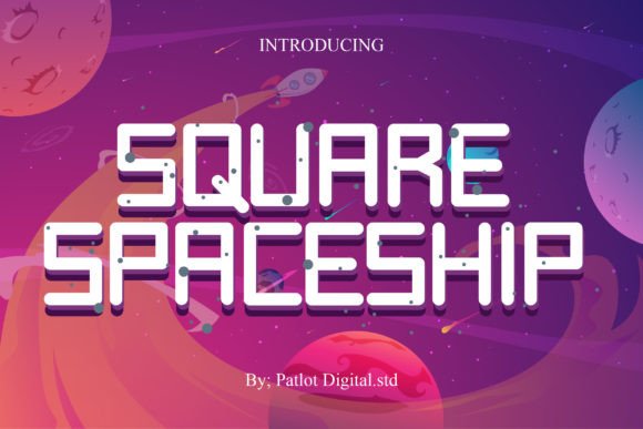 Square Spaceship: A Futuristic Sans Serif That Cuts Through the Feed
