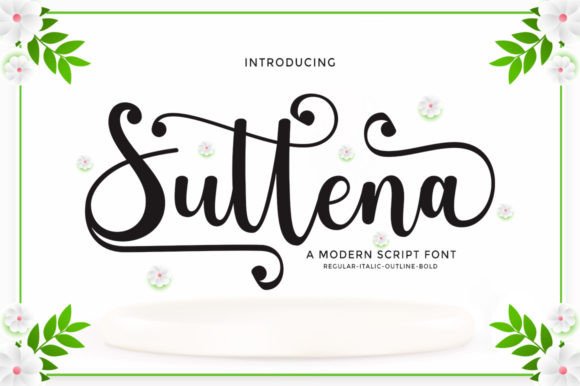 Suttena: A Modern Script Font That Elevates Real Small Business Branding