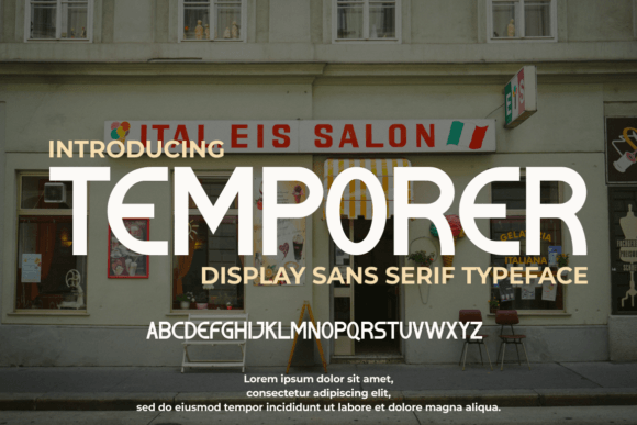Temporer: A Clean, Modern Sans Serif for Thoughtful Branding