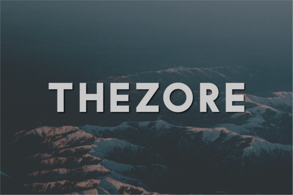 Thezore: A Modern Sans Serif Font for Small Business Branding