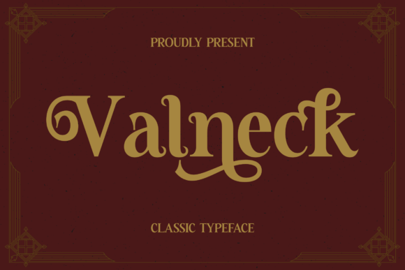Valneck: A Serif Font for Editorial Elegance