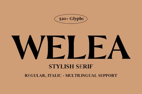Welea: A Chic Sans Serif Font for Handmade Brands