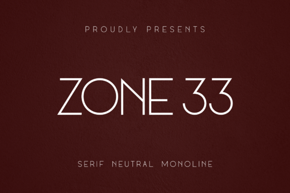 Zone 33: A Modern Sans Serif Font That Elevates Digital Branding